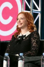 CHRISTINA HENDRICKS at Another Period Panel TCA Press Tour in Pasadena