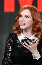 CHRISTINA HENDRICKS at Mad Men Panel TCA Press Tour in Pasadena