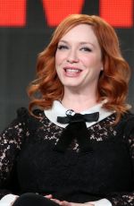 CHRISTINA HENDRICKS at Mad Men Panel TCA Press Tour in Pasadena
