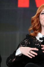CHRISTINA HENDRICKS at Mad Men Panel TCA Press Tour in Pasadena