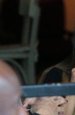 CHRISTINA MILIAN Lunch at Porta Via in Los Angeles