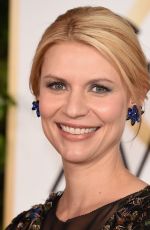 CLAIRE DANES at 2015 Golden Globe Awards in Beverly Hills