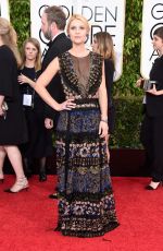 CLAIRE DANES at 2015 Golden Globe Awards in Beverly Hills