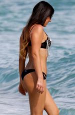 CLAUDIA ROMANI in Bikini at a Beach in Miami 0101