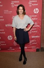 COBIE SMULDERS at Results Premiere at 2015 Sundance Film Festival