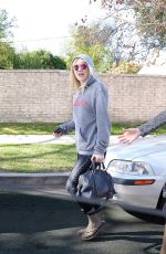 DAKOTA FANNING Leaves Pilates Class in Los Angeles 0701