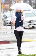DAKOTA FANNING Out for Iced Coffee in Studio City 1001