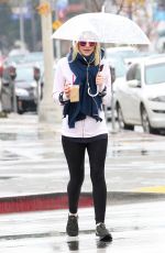 DAKOTA FANNING Out for Iced Coffee in Studio City 1001