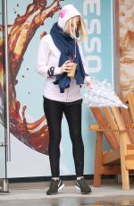 DAKOTA FANNING Out for Iced Coffee in Studio City 1001