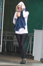DAKOTA FANNING Out for Iced Coffee in Studio City 1001