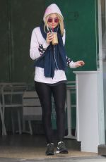 DAKOTA FANNING Out for Iced Coffee in Studio City 1001