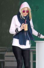 DAKOTA FANNING Out for Iced Coffee in Studio City 1001