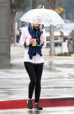 DAKOTA FANNING Out for Iced Coffee in Studio City 1001