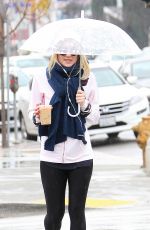 DAKOTA FANNING Out for Iced Coffee in Studio City 1001