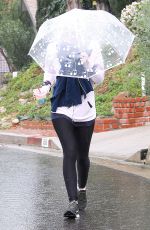 DAKOTA FANNING Out for Iced Coffee in Studio City 1001