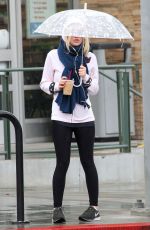 DAKOTA FANNING Out for Iced Coffee in Studio City 1001