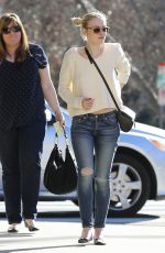 DAKOTA FANNING Out for Lunches with Friends in Studio City