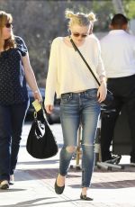 DAKOTA FANNING Out for Lunches with Friends in Studio City