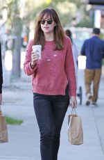 DAKOTA JOHNSON in Jeans Out and About in West Hollywood 2301