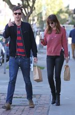 DAKOTA JOHNSON in Jeans Out and About in West Hollywood 2301