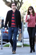 DAKOTA JOHNSON in Jeans Out and About in West Hollywood 2301