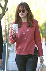 DAKOTA JOHNSON in Jeans Out and About in West Hollywood 2301