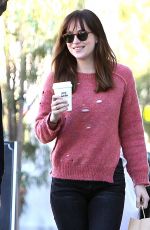 DAKOTA JOHNSON in Jeans Out and About in West Hollywood 2301