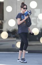 DAKOTA JOHNSON in Leggings Out in Los Angeles 2101