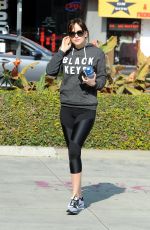 DAKOTA JOHNSON in Leggings Out in Los Angeles 2101