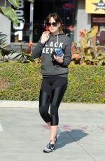 DAKOTA JOHNSON in Leggings Out in Los Angeles 2101