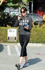 DAKOTA JOHNSON in Leggings Out in Los Angeles 2101