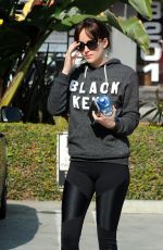 DAKOTA JOHNSON in Leggings Out in Los Angeles 2101