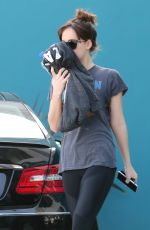 DAKOTA JOHNSON in Leggings Out in Los Angeles 2101