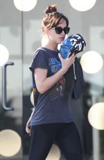 DAKOTA JOHNSON in Leggings Out in Los Angeles 2101