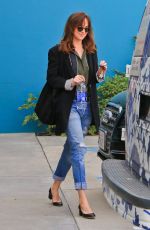 DAKOTA JOHNSON in Ripped Jeans Out and About in West Hollywood 0901