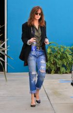DAKOTA JOHNSON in Ripped Jeans Out and About in West Hollywood 0901
