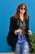 DAKOTA JOHNSON in Ripped Jeans Out and About in West Hollywood 0901