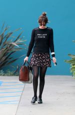 DAKOTA JOHNSON in Skirt Out and About in Los Angeles 2001
