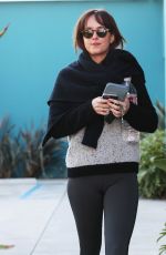 DAKOTA JOHNSON in Tights Out in West Hollywood 0201