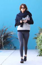 DAKOTA JOHNSON in Tights Out in West Hollywood 0201