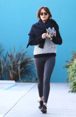 DAKOTA JOHNSON in Tights Out in West Hollywood 0201