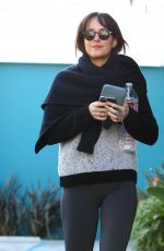 DAKOTA JOHNSON in Tights Out in West Hollywood 0201