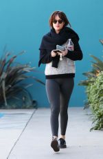 DAKOTA JOHNSON in Tights Out in West Hollywood 0201