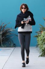 DAKOTA JOHNSON in Tights Out in West Hollywood 0201