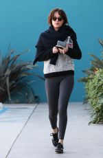 DAKOTA JOHNSON in Tights Out in West Hollywood 0201