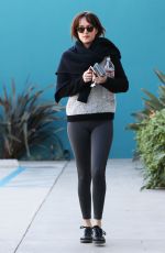 DAKOTA JOHNSON in Tights Out in West Hollywood 0201