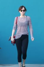 DAKOTA JOHNSON Leaves a Pilates Class in West Hollywood 2701
