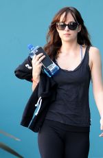 DAKOTA JOHNSON Leaves Pilates Class in West Hollywood 1601