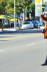DAKOTA JOHNSON Picking Up Dry Cleaning in Los Feliz