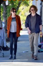 DAKOTA JOHNSON Picking Up Dry Cleaning in Los Feliz